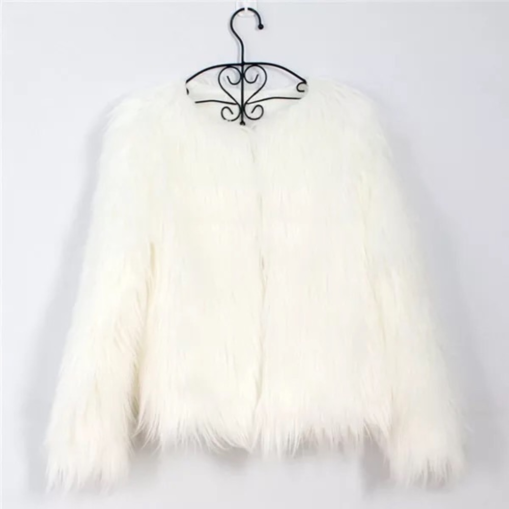 New Soft and luxurious Fur -satiny lined jacket